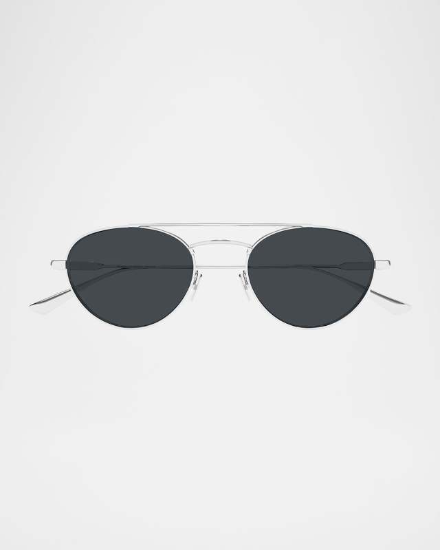 51mm Metal Aviator Sunglasses